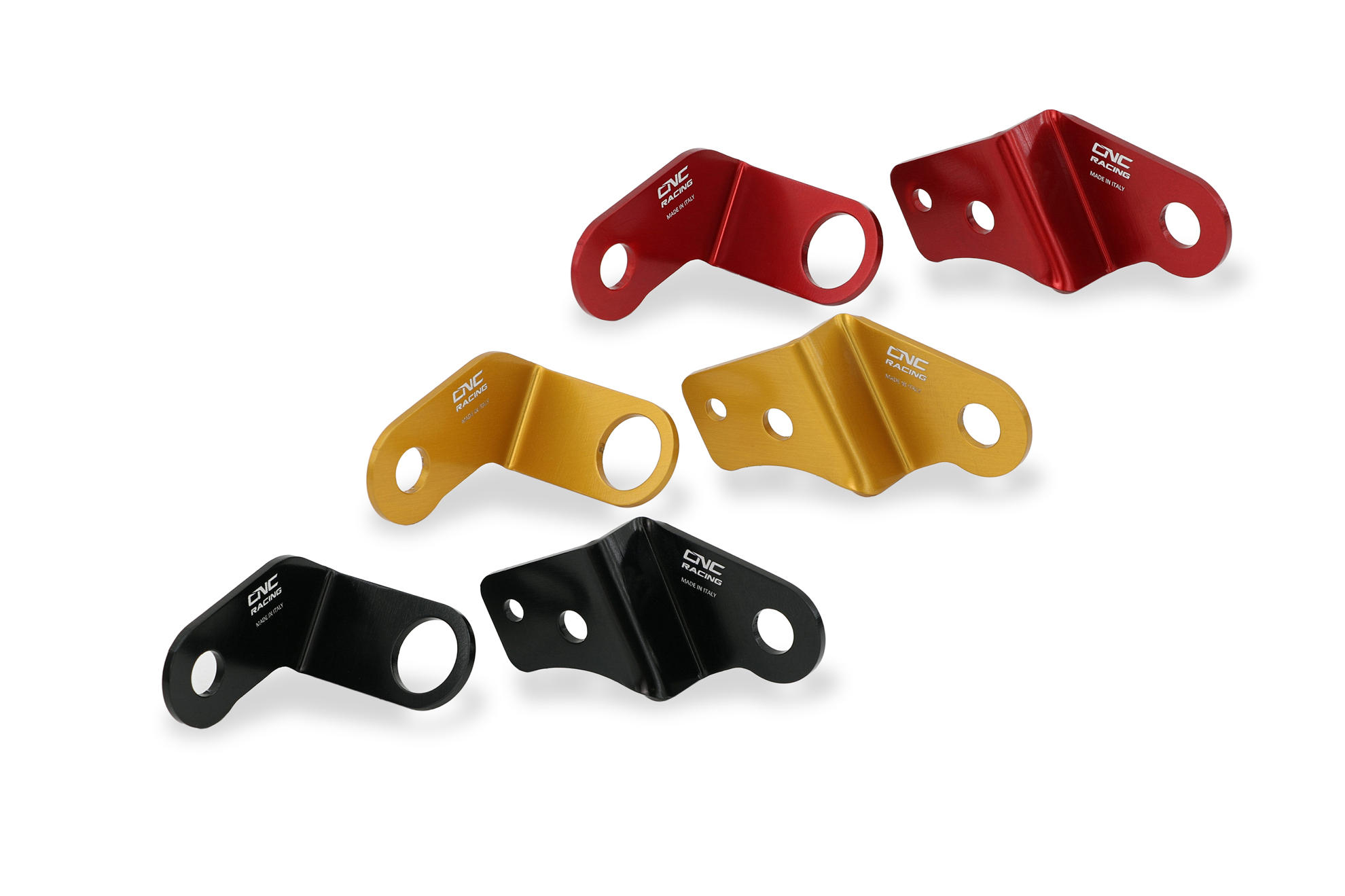 CNC Racing Aluminum Front Reservoir Brackets for Ducati Hypermotard 698 Mono CNC Racing Aluminum Front Reservoir Brackets for Ducati Hypermotard 698 Mono
